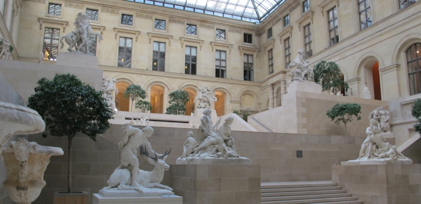 La cour Marly au musée du Louvre